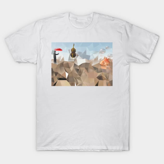 Abstract desert scene T-Shirt by rolffimages